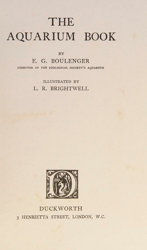 The aquarium book