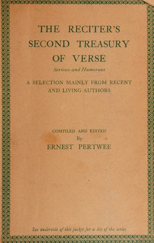 The Reciter's Second Treasury of Verse