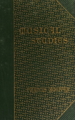 Musical Studies A Series of Contributions