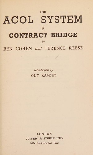 The Acol System of Contract Bridge