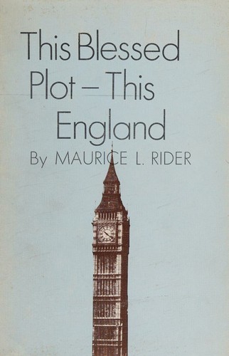 This blessed plot - this England