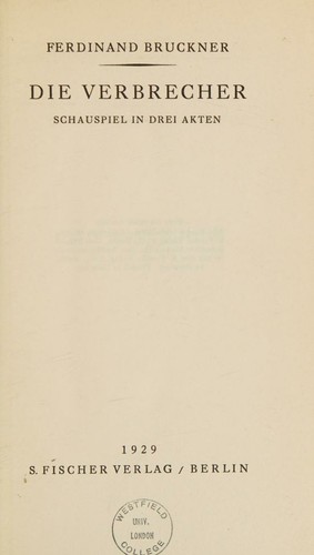 Die Verbrecher