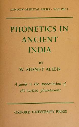Phonetics in ancient India