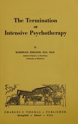The termination of intensive psychotherapy