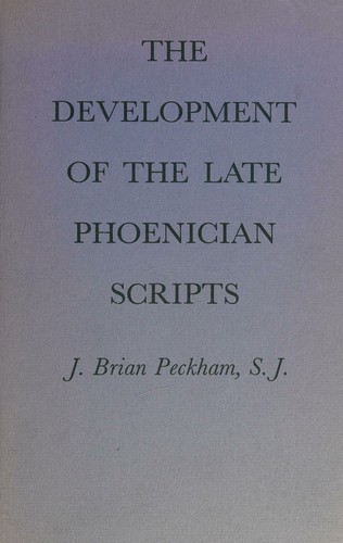 The development of the late Phoenician scripts