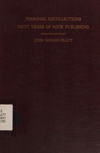 Personal recollections, sixty years of book publishing