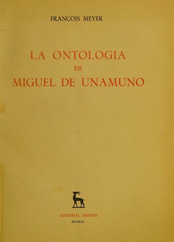 La Ontología de Miguel de Unamuno