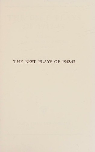 The Best Plays 1942-1943.