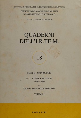 L' opera in Italia