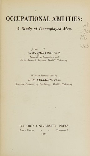 Occupational abilities