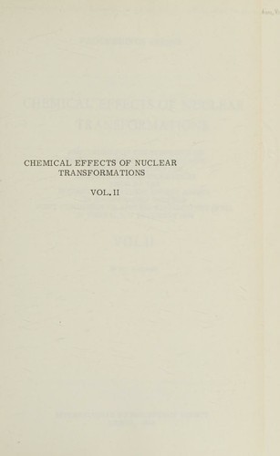 Chemical Effects Of Nuclear Transformations II