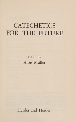 Catechetics for the Future