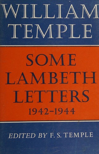 Some Lambeth letters