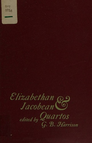Elizabethan and Jacobean quartos