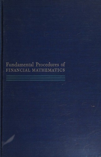 Fundamental procedures of financial mathematics