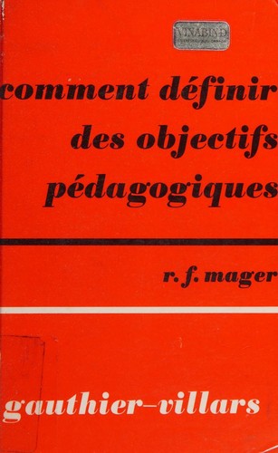 COMMENT DEFINIR DES OBJECTIFS PEDAGOGIQUES