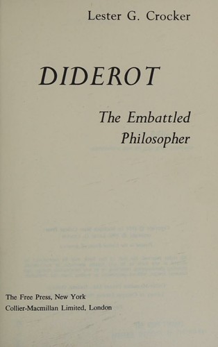 Diderot the Embattled Philosopher (Revised Edition)