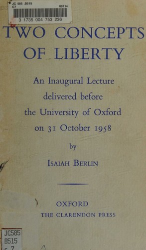 Two concepts of liberty