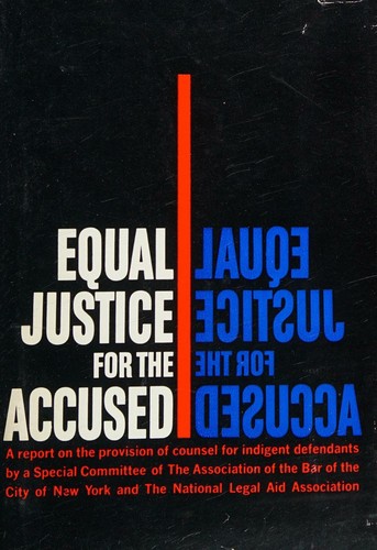 Equal justice for the accused