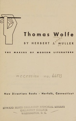 Thomas Wolfe
