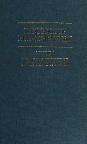 Handbook of Neurochemistry Volume I
