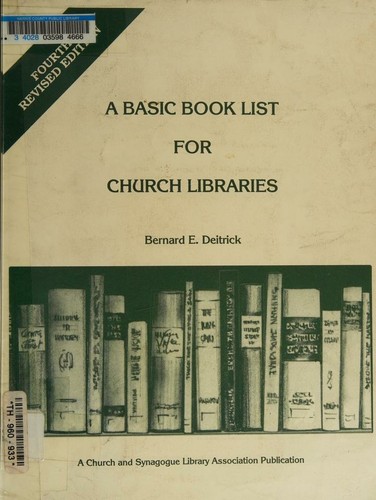 A basic book list for church libraries