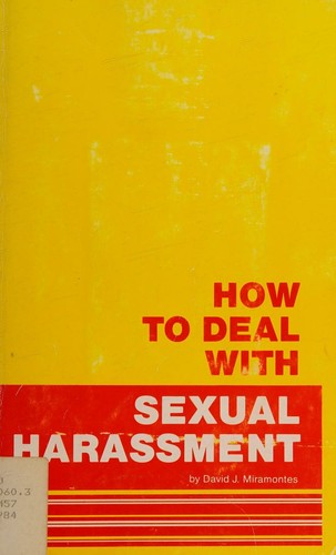 How to deal with sexual harassment