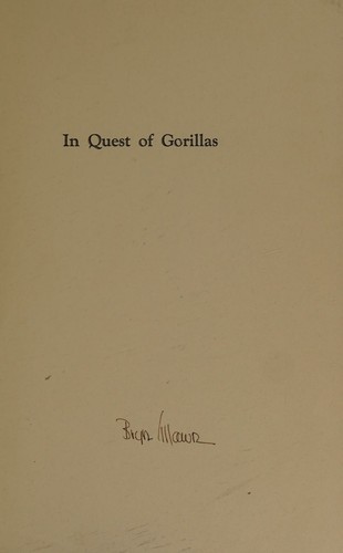 In quest of gorillas