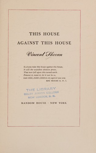 This house against this house