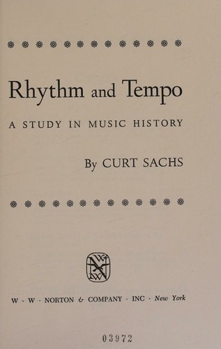 Rhythm and Tempo