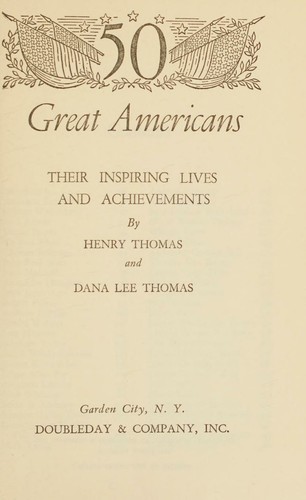 50 Great Americans