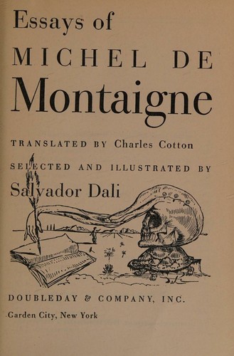 essays of michel de montaigne
