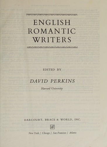 English romantic writers