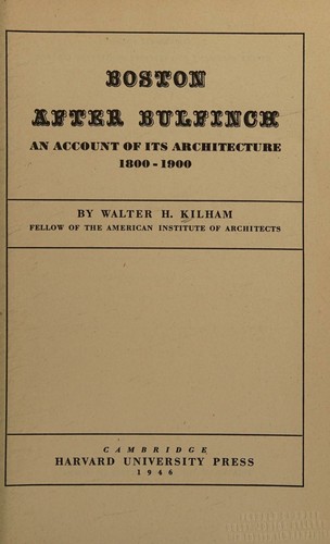 boston after bulfinch