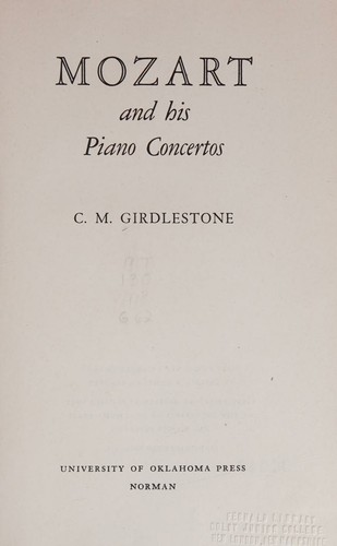 mozart and his piano concertos