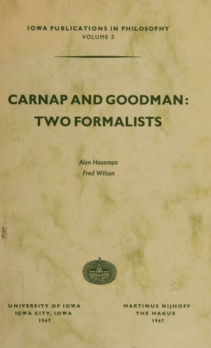Carnap and Goodman