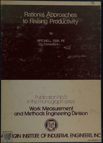 Rational approaches to raising productivity