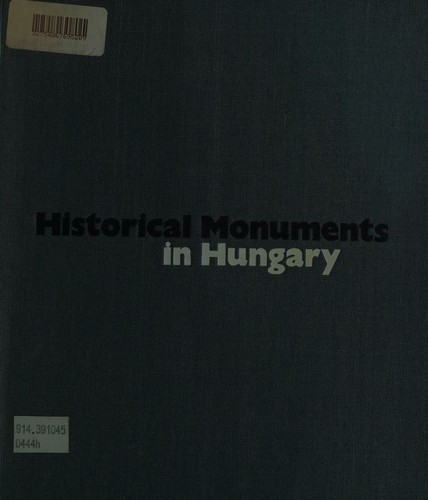 Historical Monuments In Hungary. Restoration And Preservation. Translated By Elisabeth Hoch, Translation Revised By Lajos Dobos.