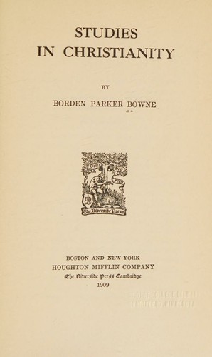 Studies In Christianity