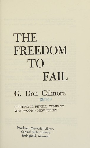 The freedom to fail