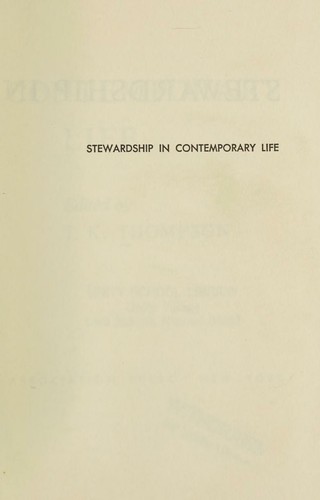 Stewardship in contemporary life