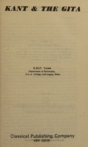Kant & the Gita