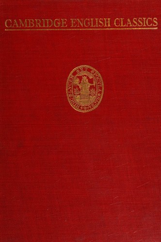 Cambridge English Classics. Hudibras; Written in the Time of the Late Wars