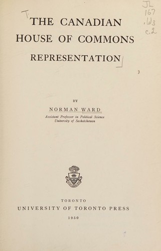The Canadian House of Commons