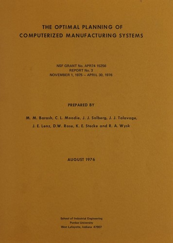 CAN-Q user's guide (Optimal planning of computerized manufacturing systems)