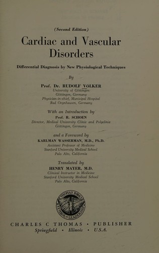 Cardiac and vascular disorders