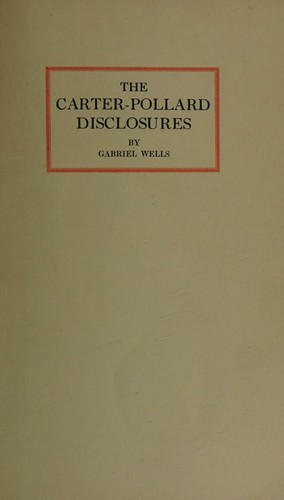 The Carter-Pollard disclosures