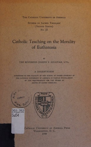 Catholic teaching on the morality of euthanasia