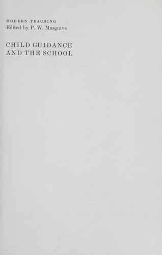 Child guidance and the school