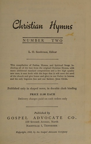 Christian Hymns Number Two
